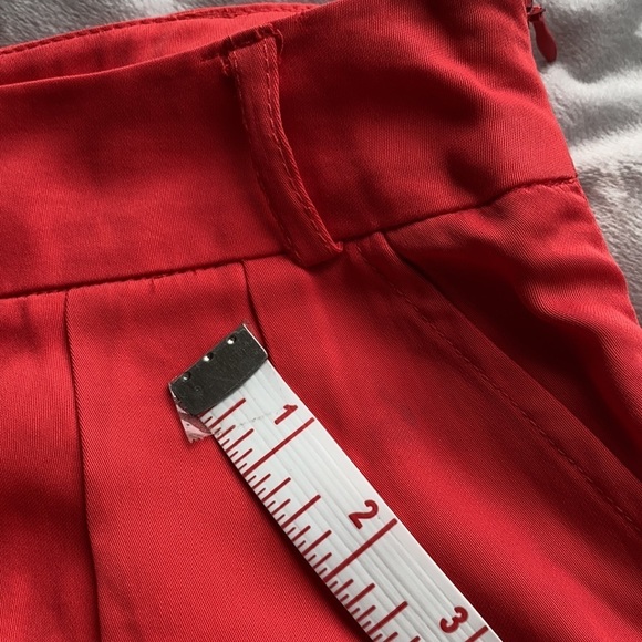Forever 21 Orange Red Mini Skirt with Pockets Size Small - Picture 7 of 10